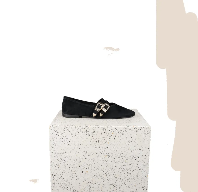 Udine Black Suede sold by A.Soliani