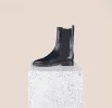 Pavia Tall - Black Leather sold by A.Soliani