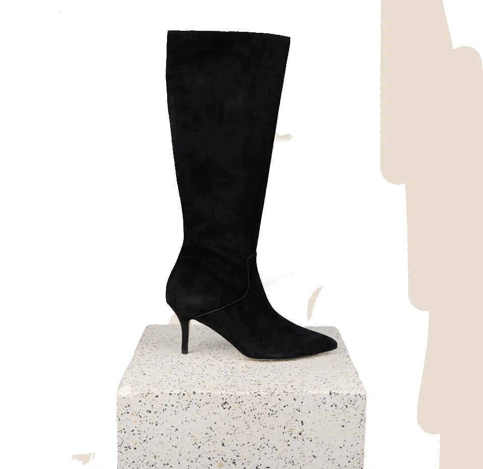 Alassio - Black Suede sold by A.Soliani