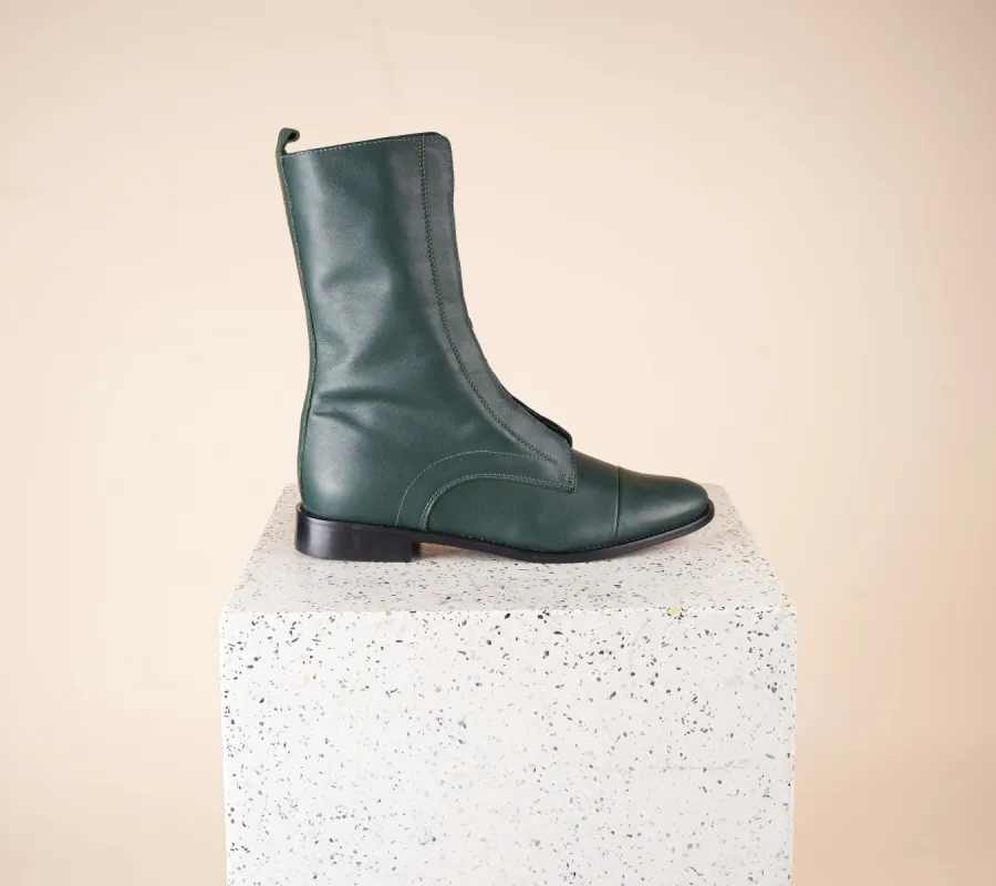 Milano - Pine Green Leather sold by A.Soliani