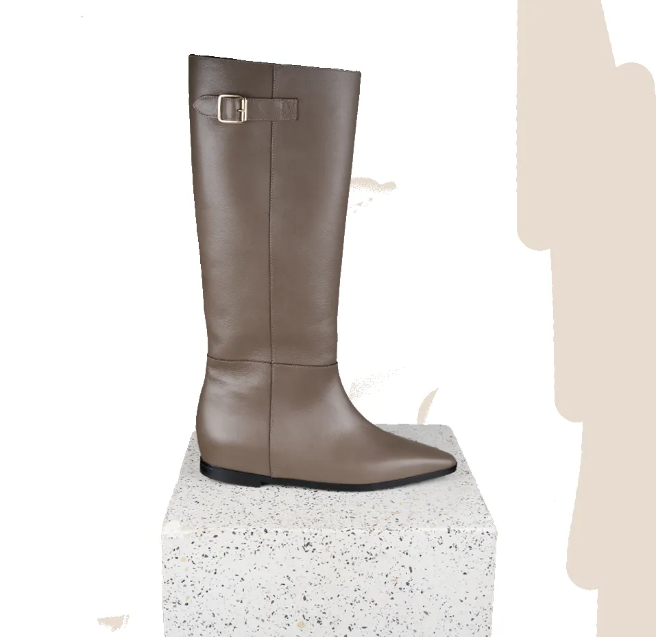 Bergamo Taupe Leather sold by A.Soliani