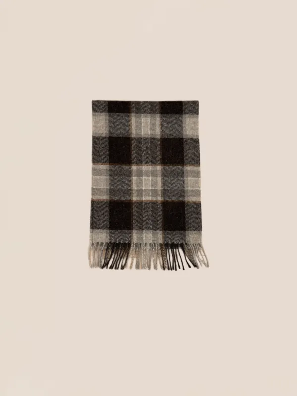Scarf - Brown Plaid sold by A.Soliani