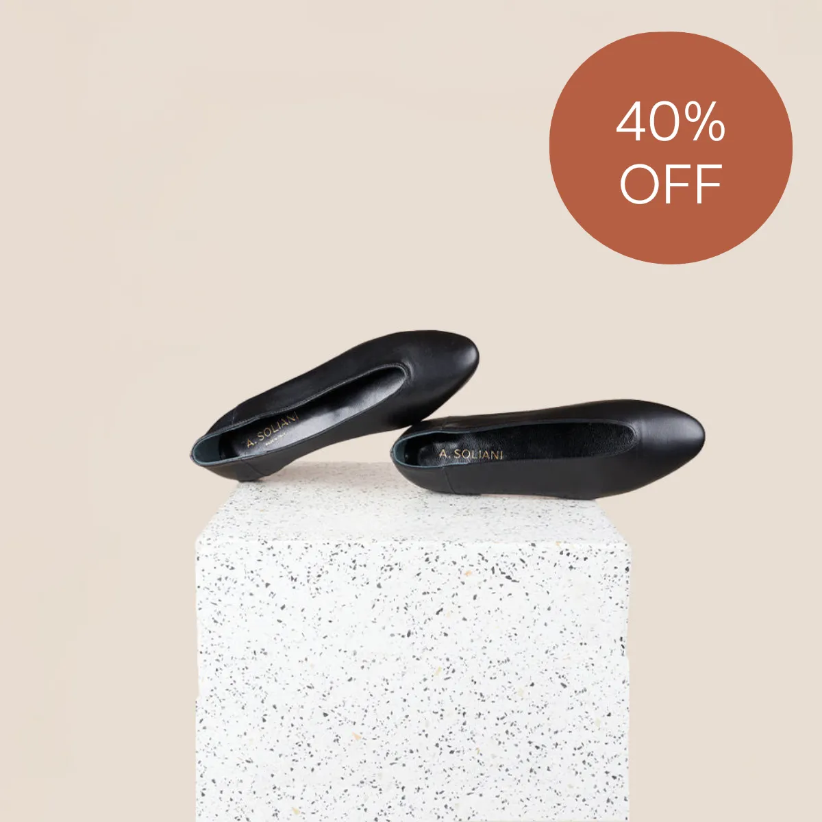 Scala - Black Leather SAMPLE SALE - FINAL SALE sold by A.Soliani