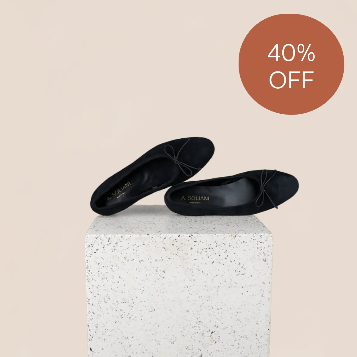 Como - Black Suede SAMPLE SALE - FINAL SALE sold by A.Soliani