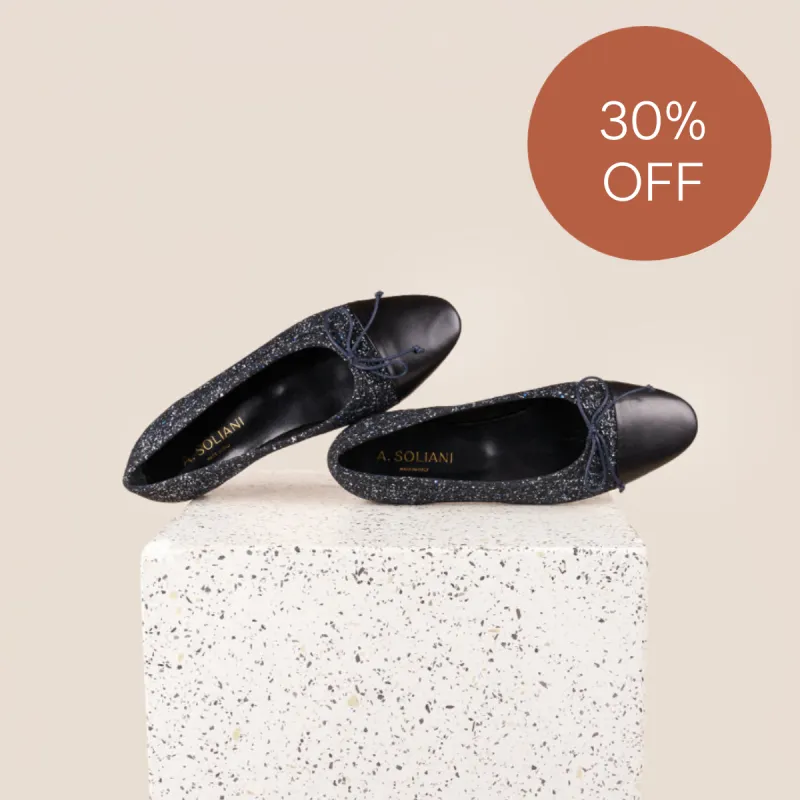 Como - Tweed/Black Leather SAMPLE SALE - FINAL SALE sold by A.Soliani