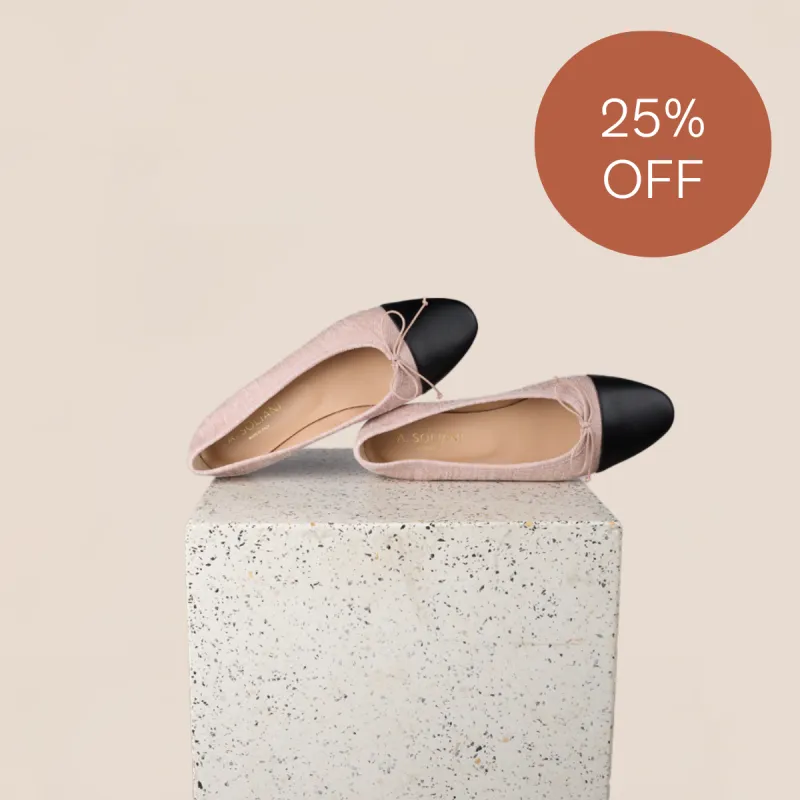 Como - Rose Twill/Black SAMPLE SALE - FINAL SALE sold by A.Soliani