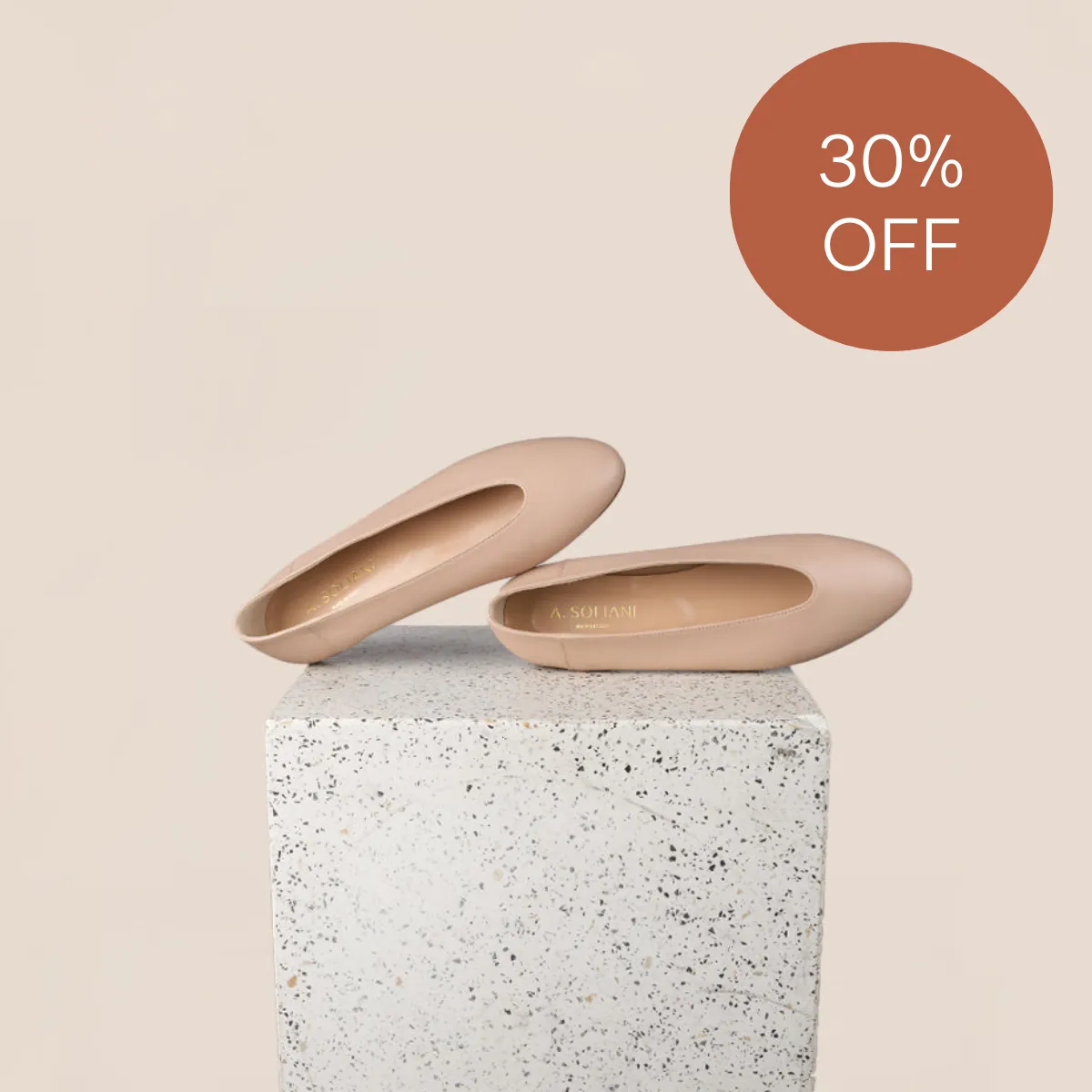 Scala - Beige Nude SAMPLE SALE - FINAL SALE sold by A.Soliani