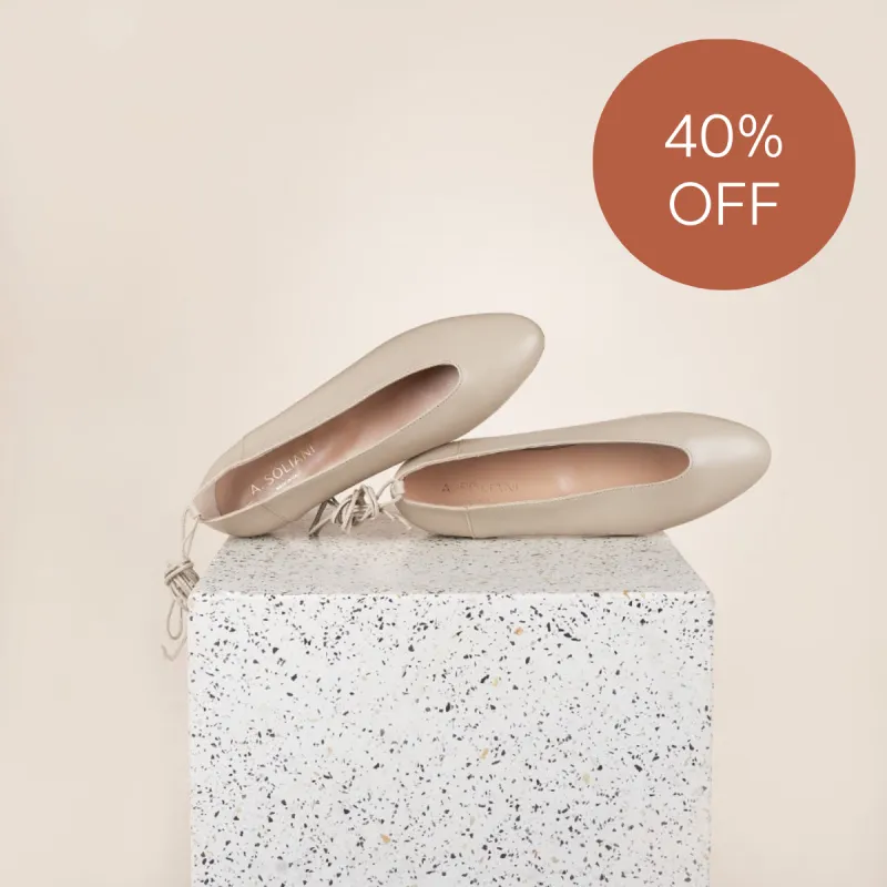 Scala - Beige (Removable Ties) SAMPLE SALE - FINAL SALE sold by A.Soliani