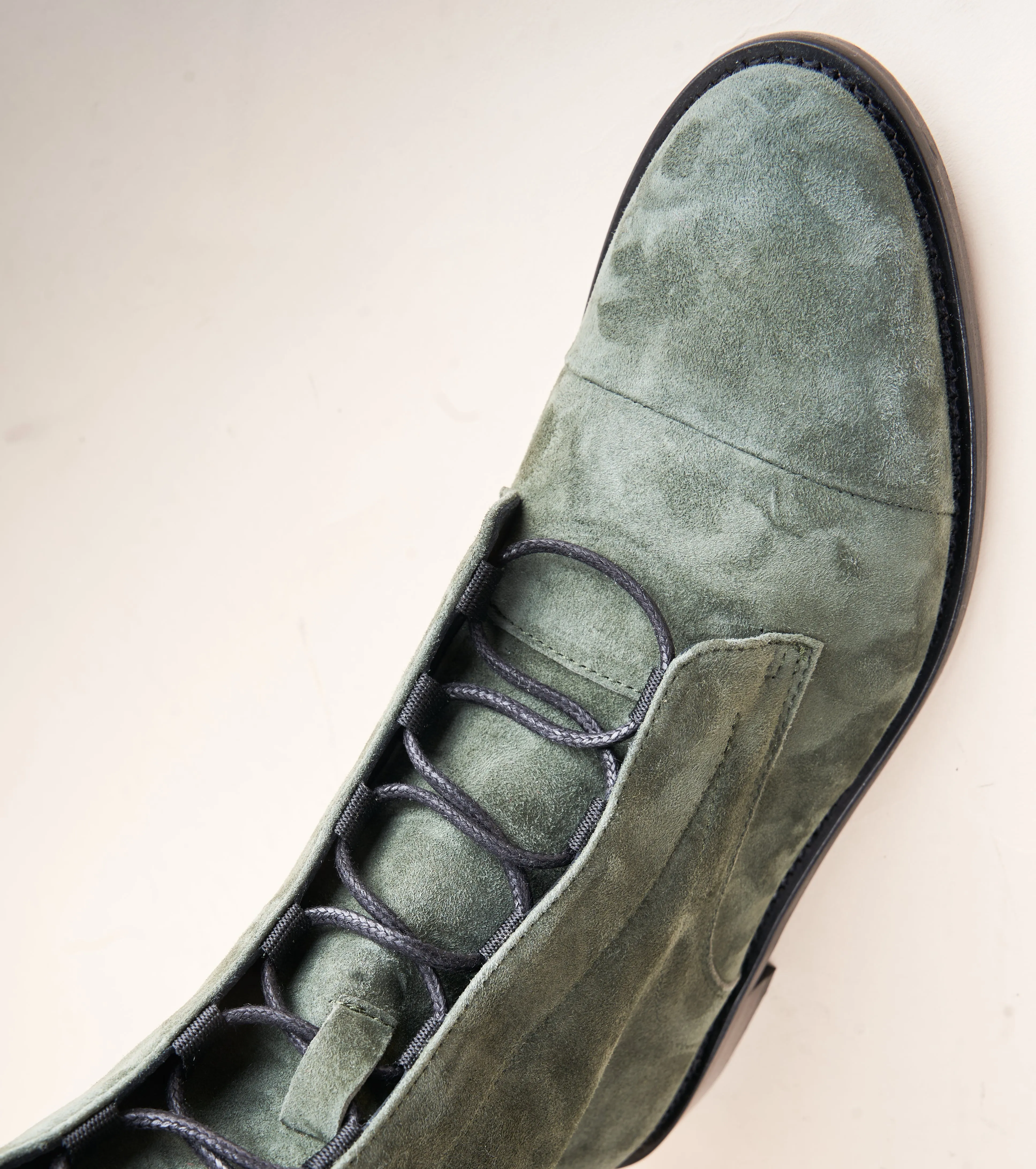Milano - Army Green Suede SAMPLE SALE - FINAL SALE sold by A.Soliani product image thumbnail 4