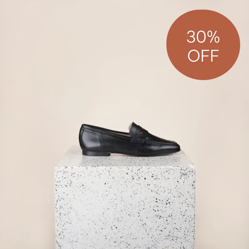 Lodi Due - Black Leather SAMPLE SALE - FINAL SALE sold by A.Soliani