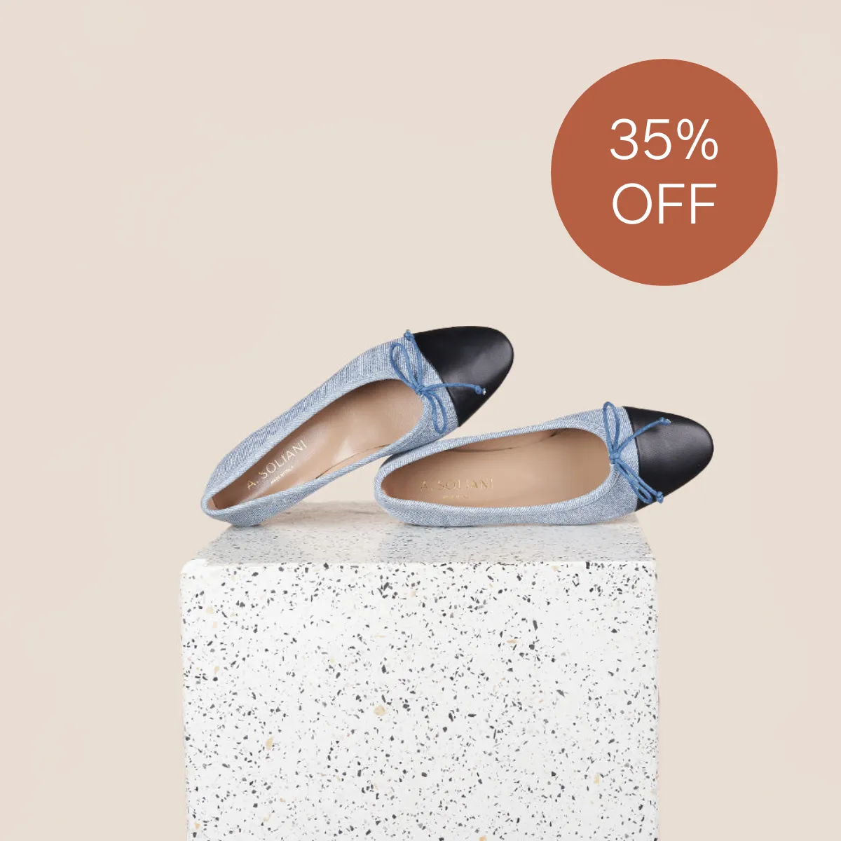 Como Denim/Black SAMPLE SALE- FINAL SALE sold by A.Soliani