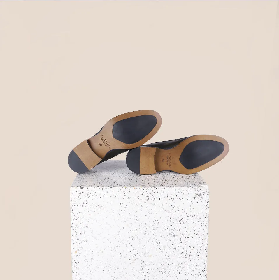 Aosta Tassel - Black leather SAMPLE SALE - FINAL SALE sold by A.Soliani product image thumbnail 5