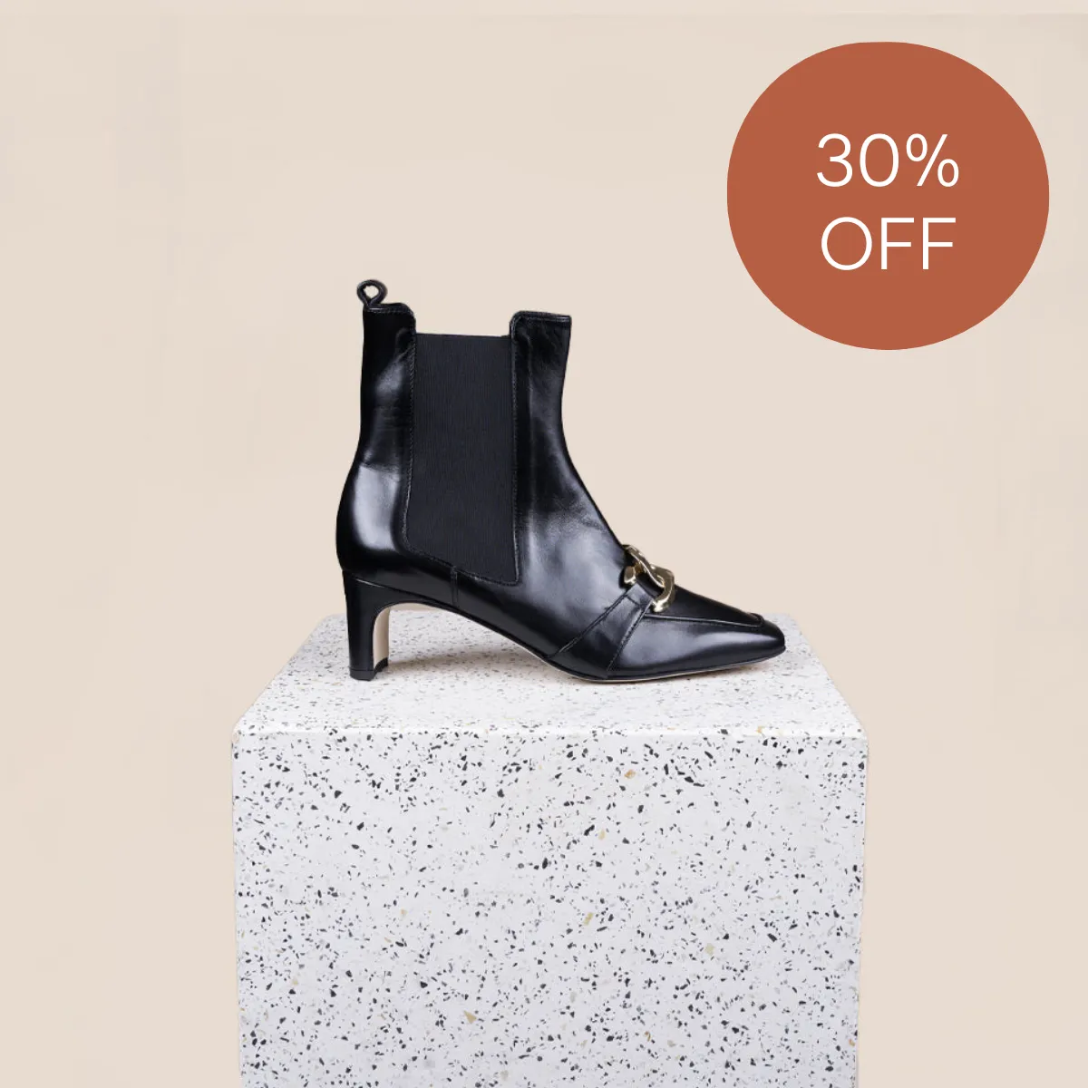 Alice - Black leather SAMPLE SALE - FINAL SALE sold by A.Soliani