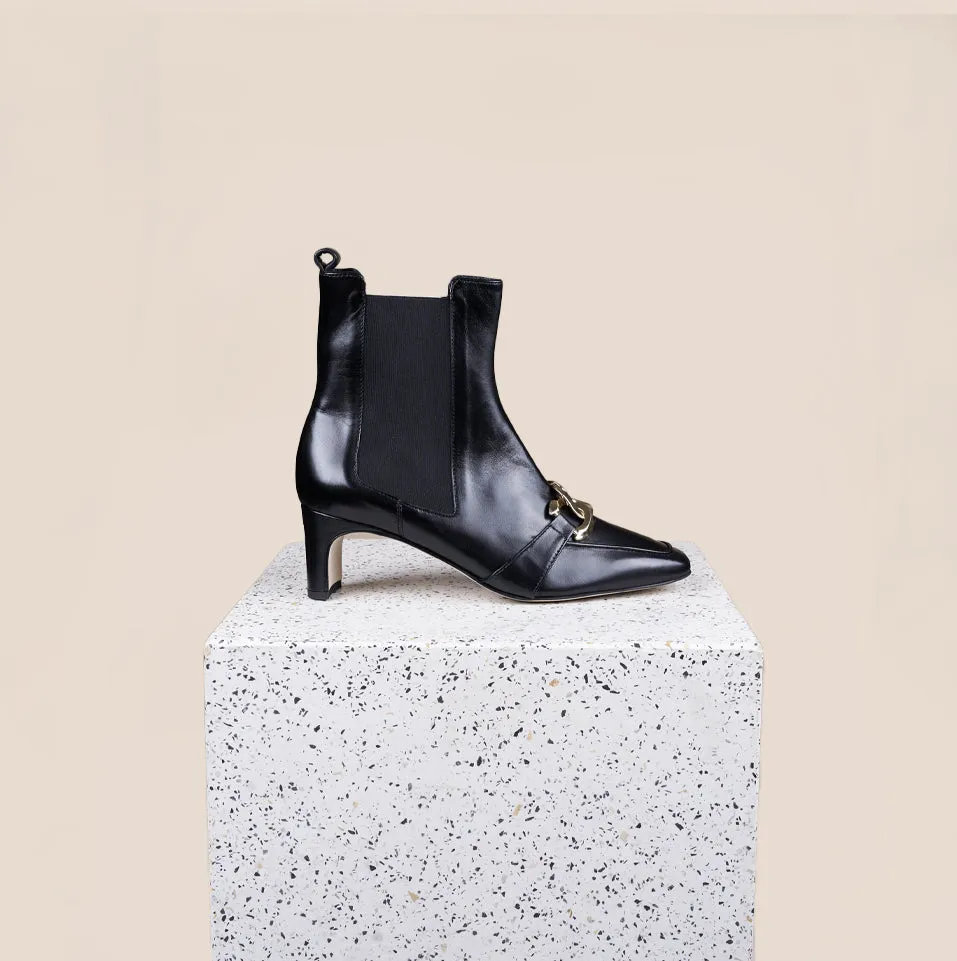 Alice - Black leather SAMPLE SALE - FINAL SALE sold by A.Soliani product image thumbnail 2