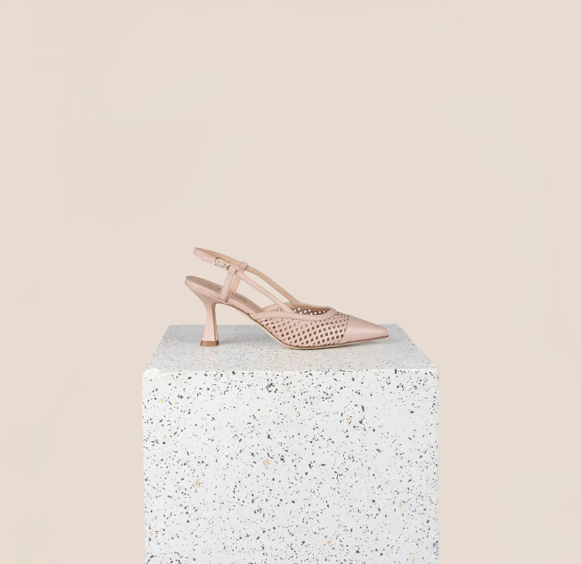 Emma - Perforated Beige Nude sold by A.Soliani