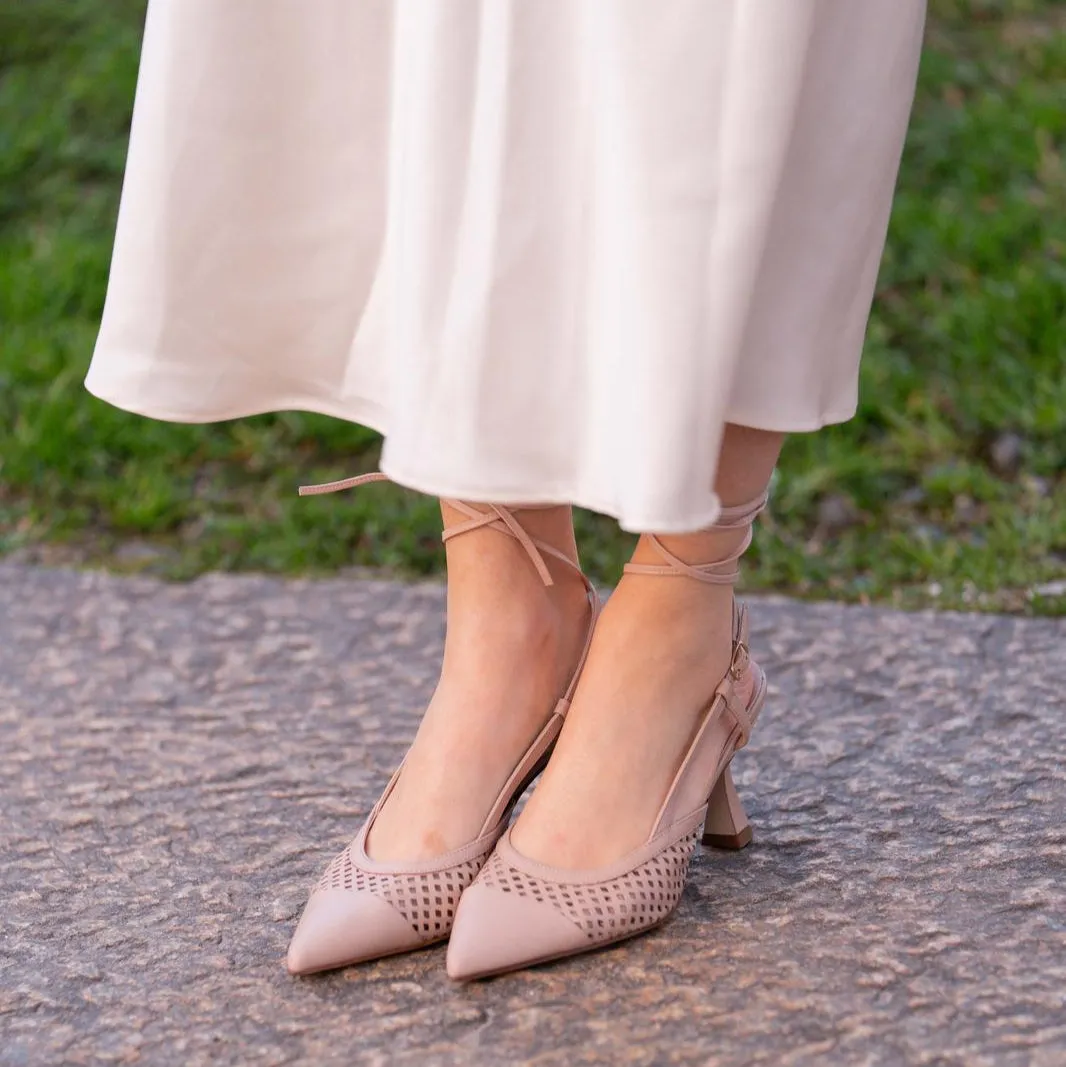 Emma - Perforated Beige Nude sold by A.Soliani product image thumbnail 3