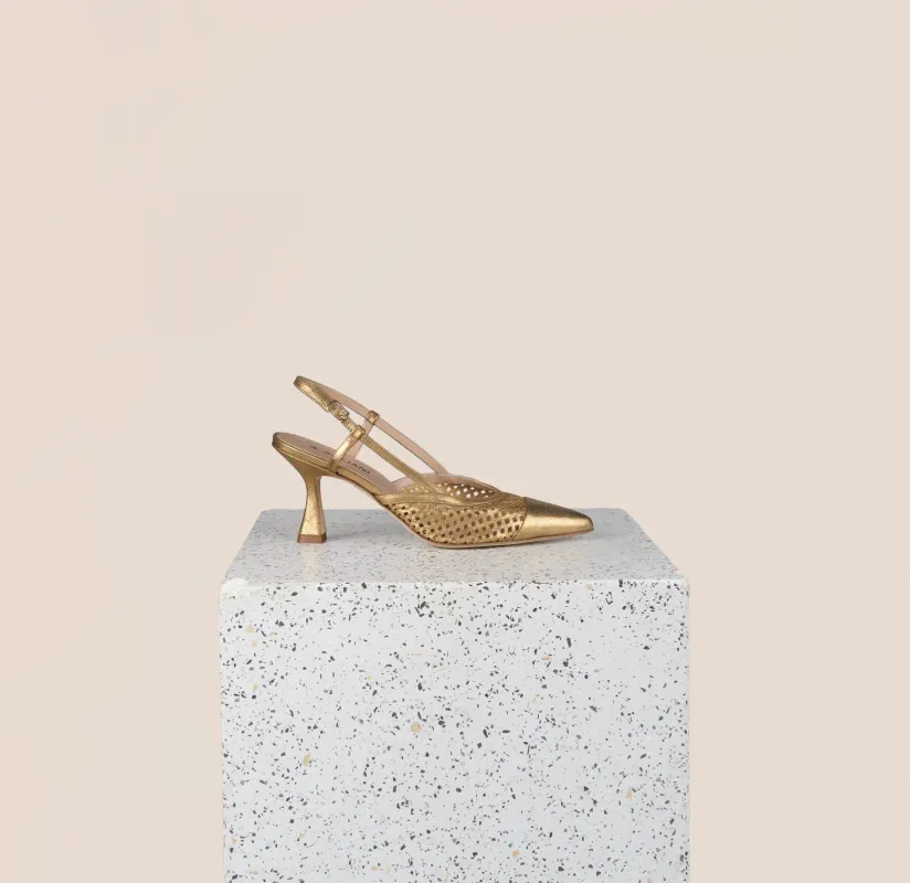 Emma - Perforated Gold Foil sold by A.Soliani