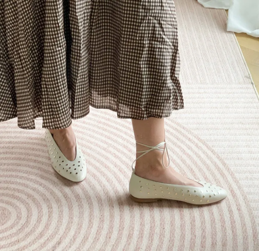 Scala Ties - Ivory Studs sold by A.Soliani