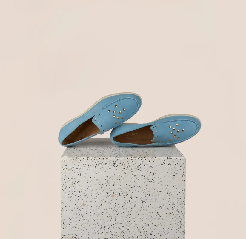 Lisa Studded - Sky Blue sold by A.Soliani