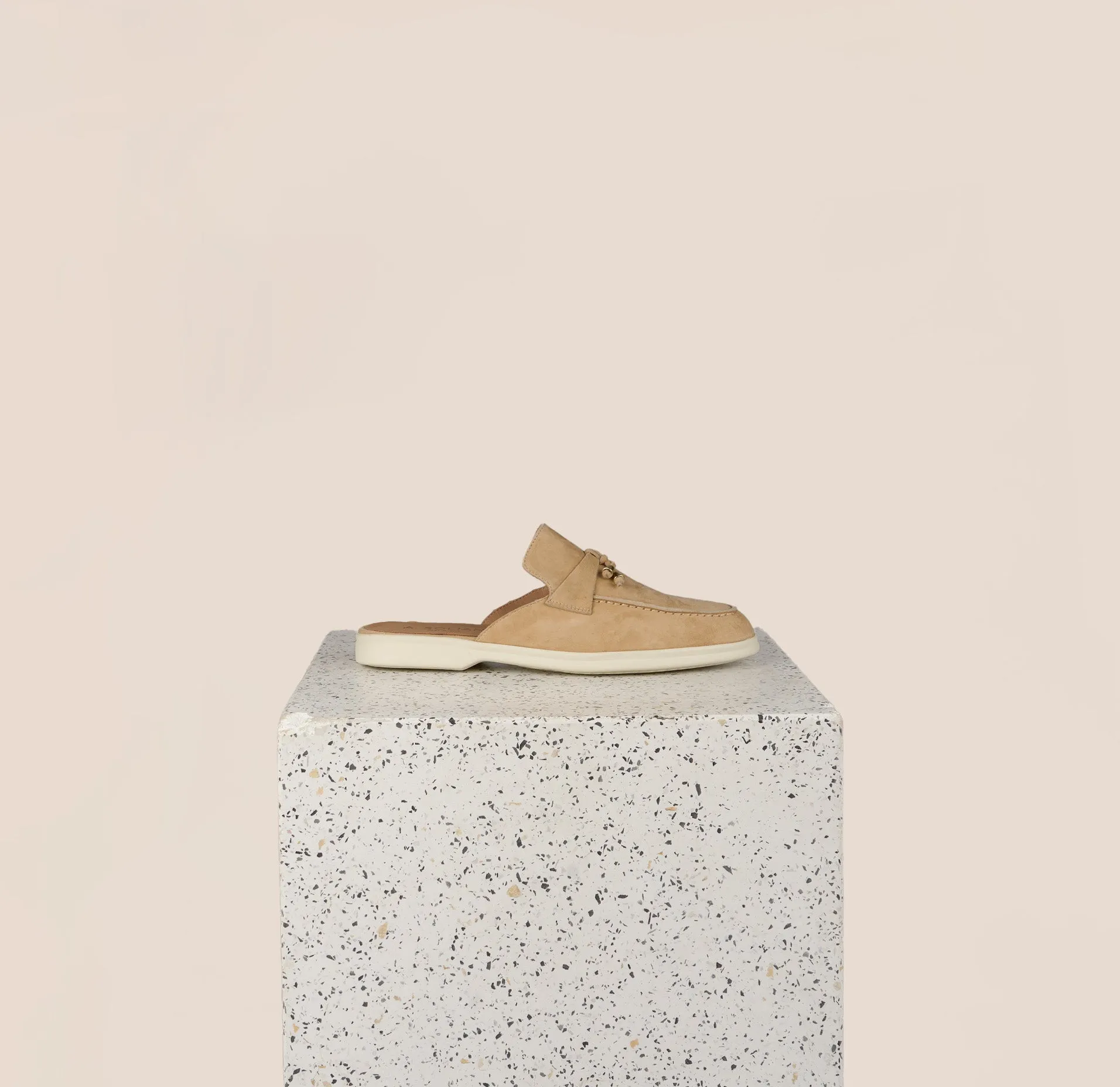 Lisa Slide Sneaker Tassels - Sand sold by A.Soliani product image thumbnail 4