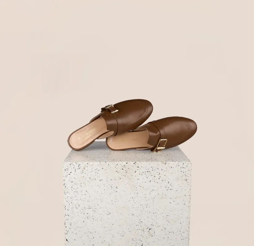 Alba Buckle - Pecan sold by A.Soliani