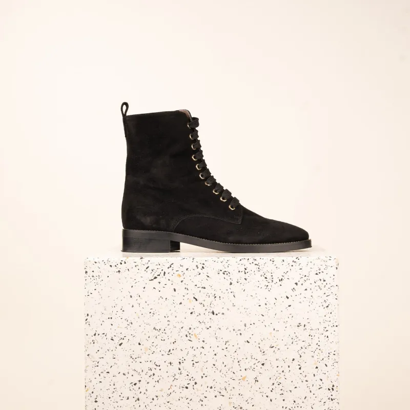 Asti Due - Black Suede sold by A.Soliani
