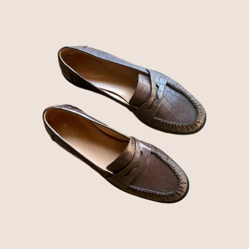 Vico - Brown Croc sold by A.Soliani