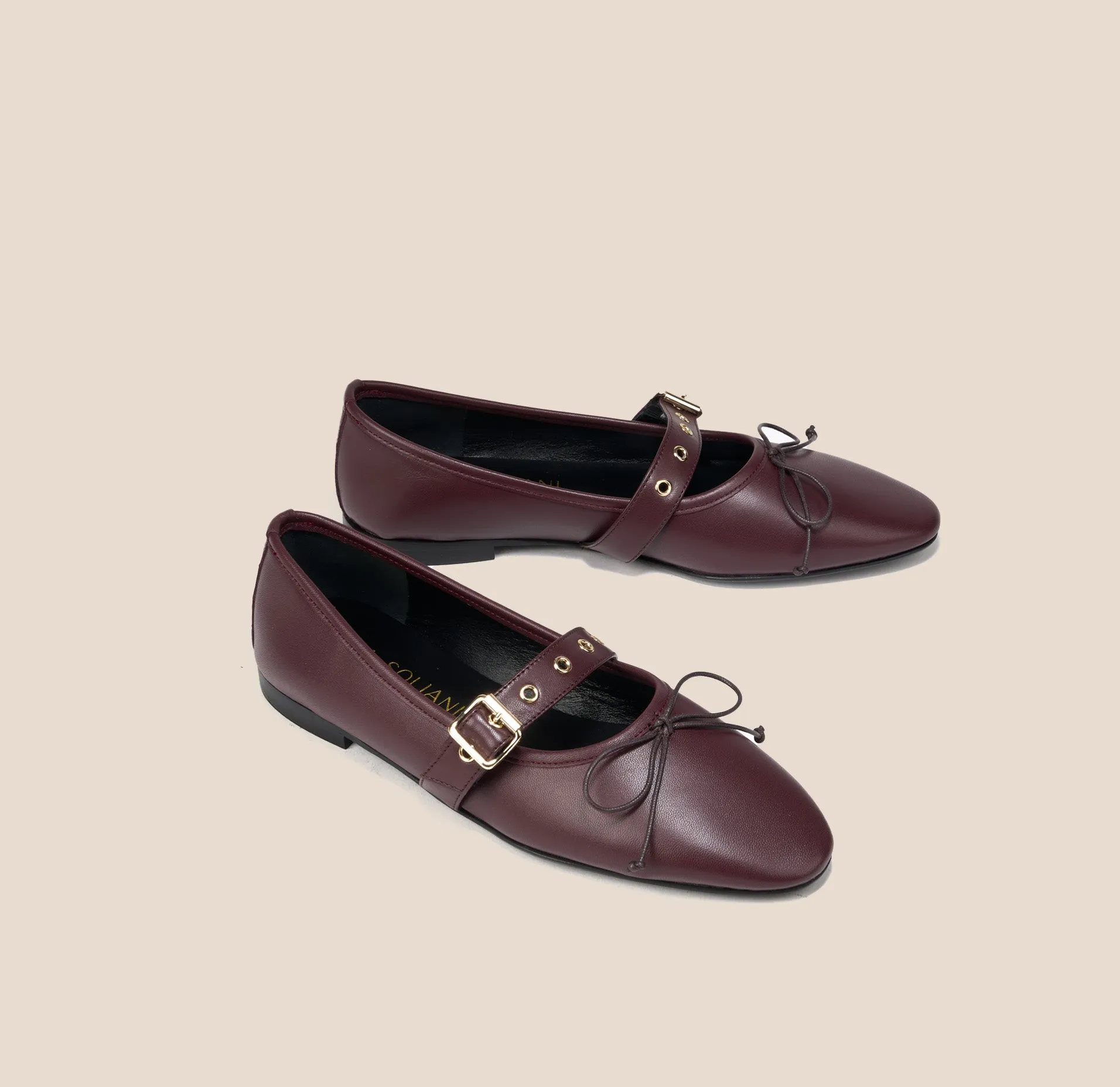 Como Buckle - Wine Leather sold by A.Soliani