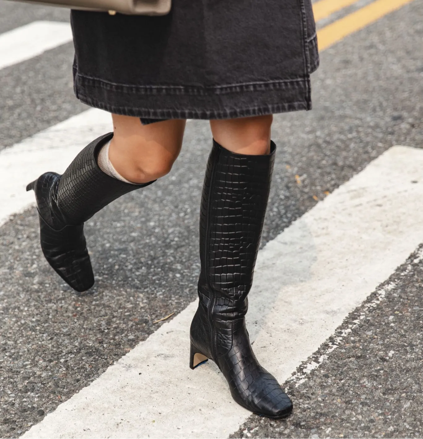 Stella - Black Croc sold by A.Soliani product image thumbnail 3