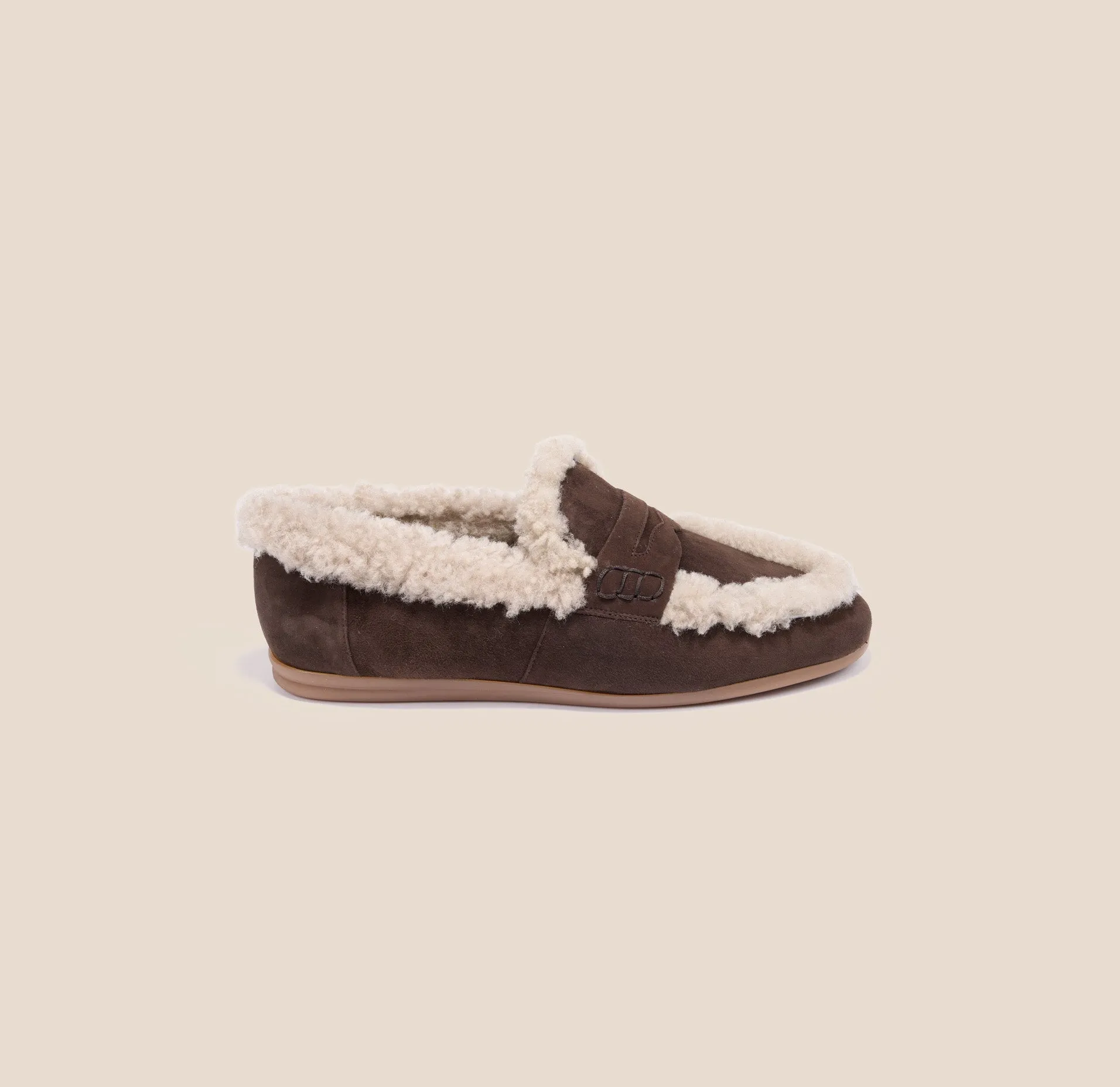 Lodi - Chocolate Suede/Shearling sold by A.Soliani product image thumbnail 2