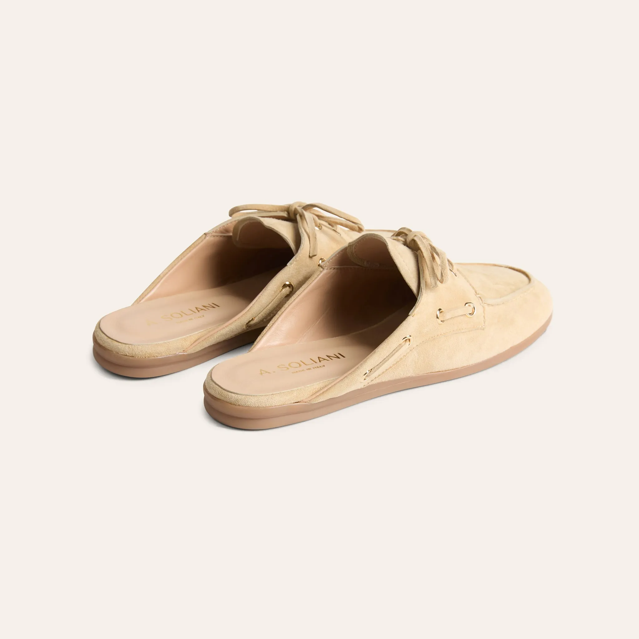 Barca Slide - Sand Suede sold by A.Soliani product image thumbnail 5