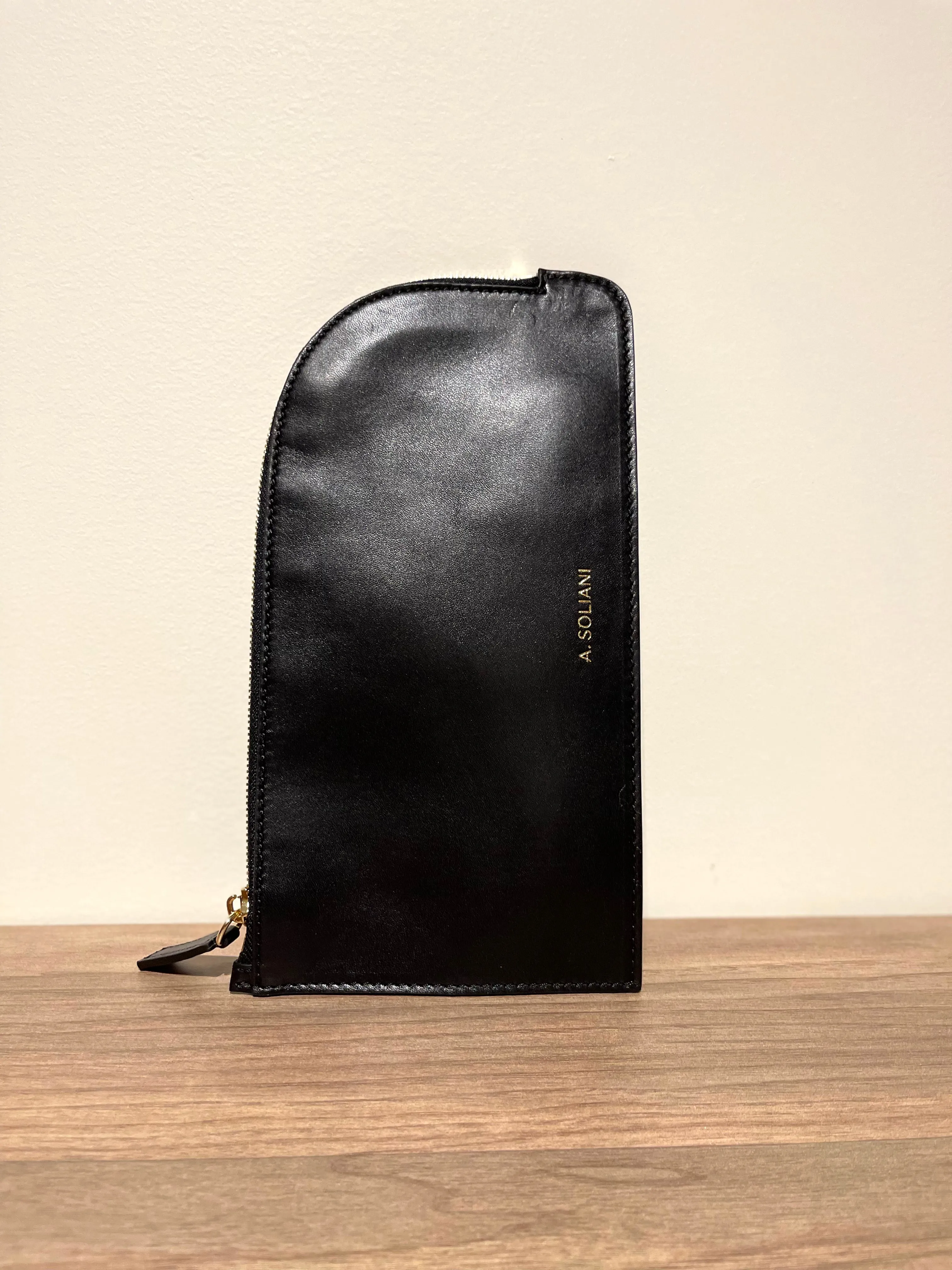 Crossover Bag - Black Leather sold by A.Soliani product image thumbnail 2