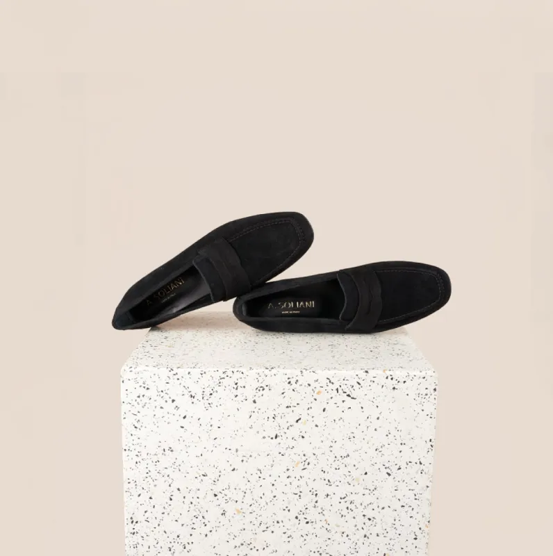 Lodi Due - Black Suede sold by A.Soliani