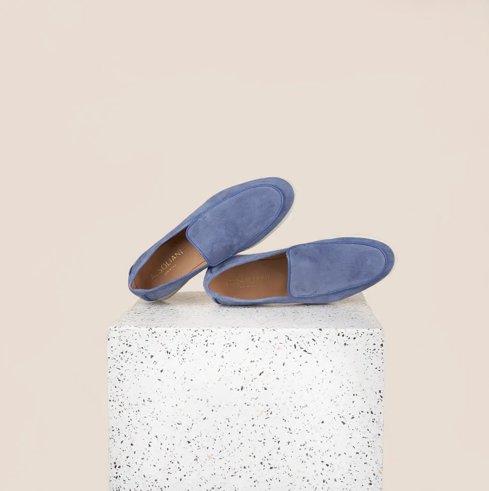 Lisa Sneaker Loafer - Light Blue Suede SAMPLE SALE - FINAL SALE sold by A.Soliani product image thumbnail 2