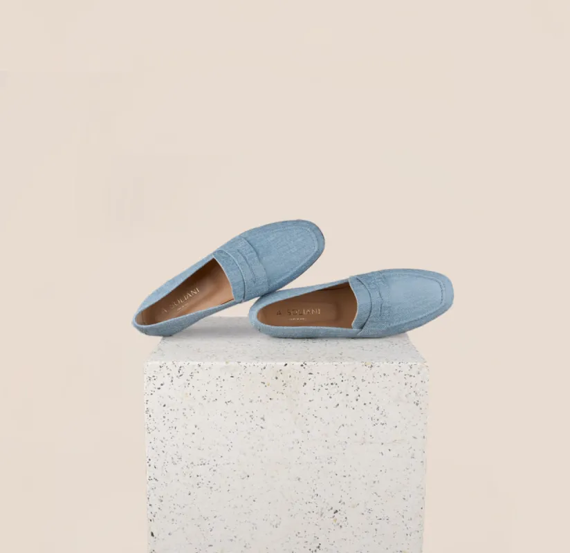 Lodi Due - Blue Twill sold by A.Soliani