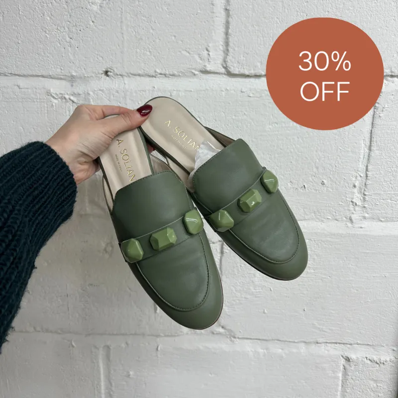 Alba Studded - Sage Sample SAMPLE SALE - FINAL SALE sold by A.Soliani