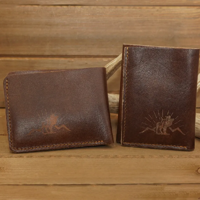 Deer Leather Wallet sold by Antler Rings