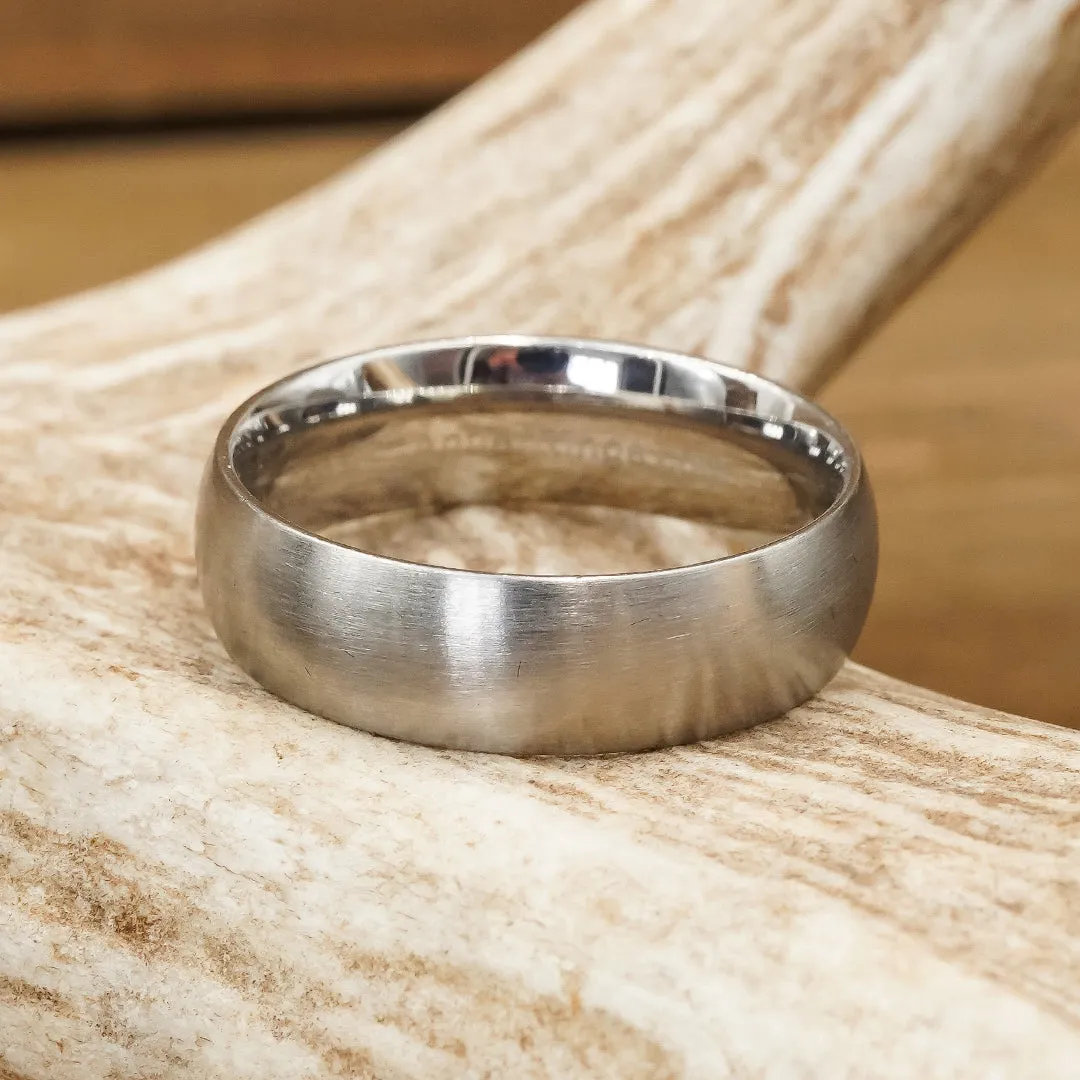 Stainless Steel Wedding Band - Activity Band sold by Antler Rings product image thumbnail 3