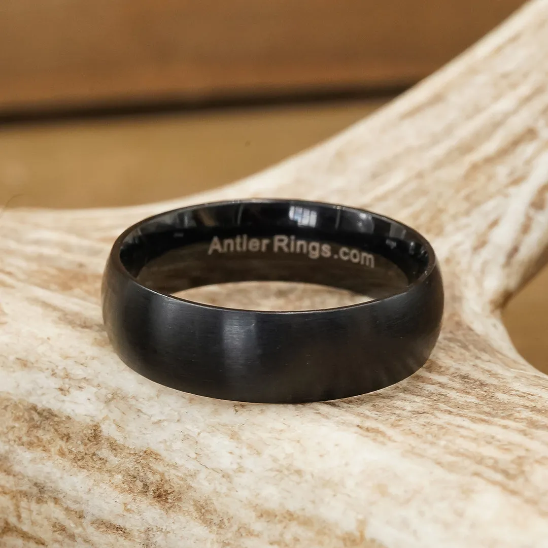 Stainless Steel Wedding Band - Activity Band sold by Antler Rings product image thumbnail 4