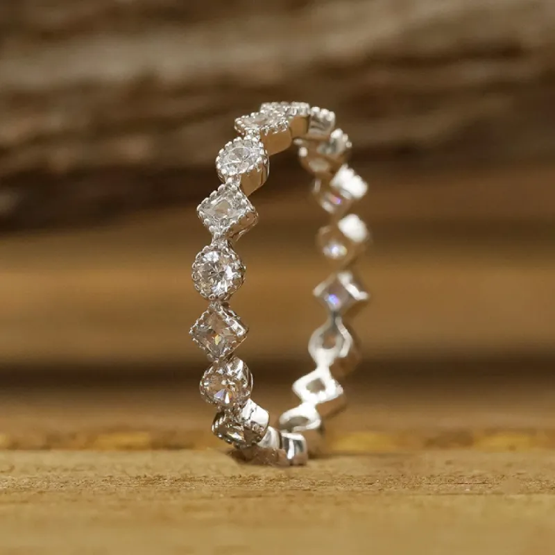 The Art Deco Stacking Ring sold by Antler Rings