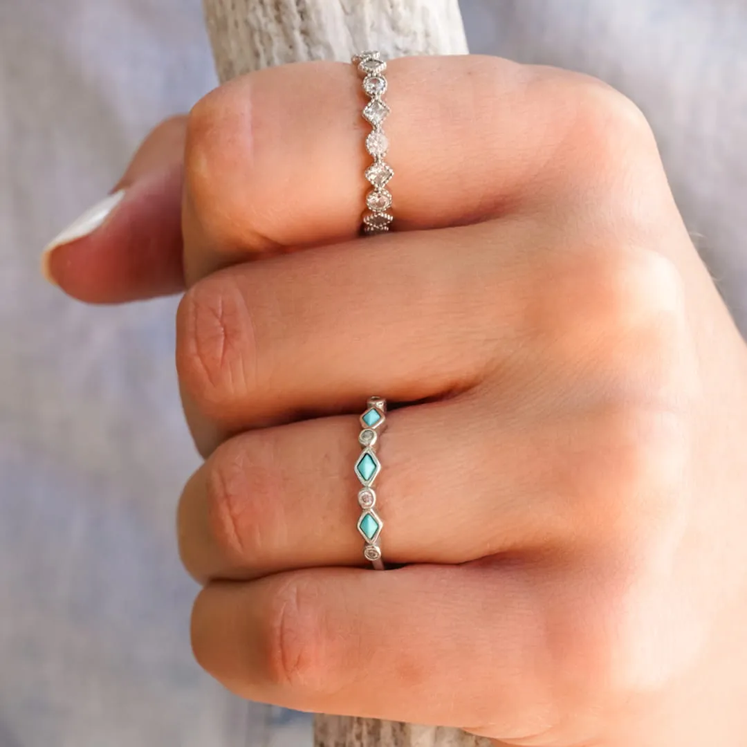 The Art Deco Stacking Ring sold by Antler Rings product image thumbnail 2