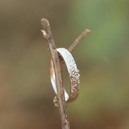 The Etosha Rose Stacking Ring sold by Antler Rings product image thumbnail 2