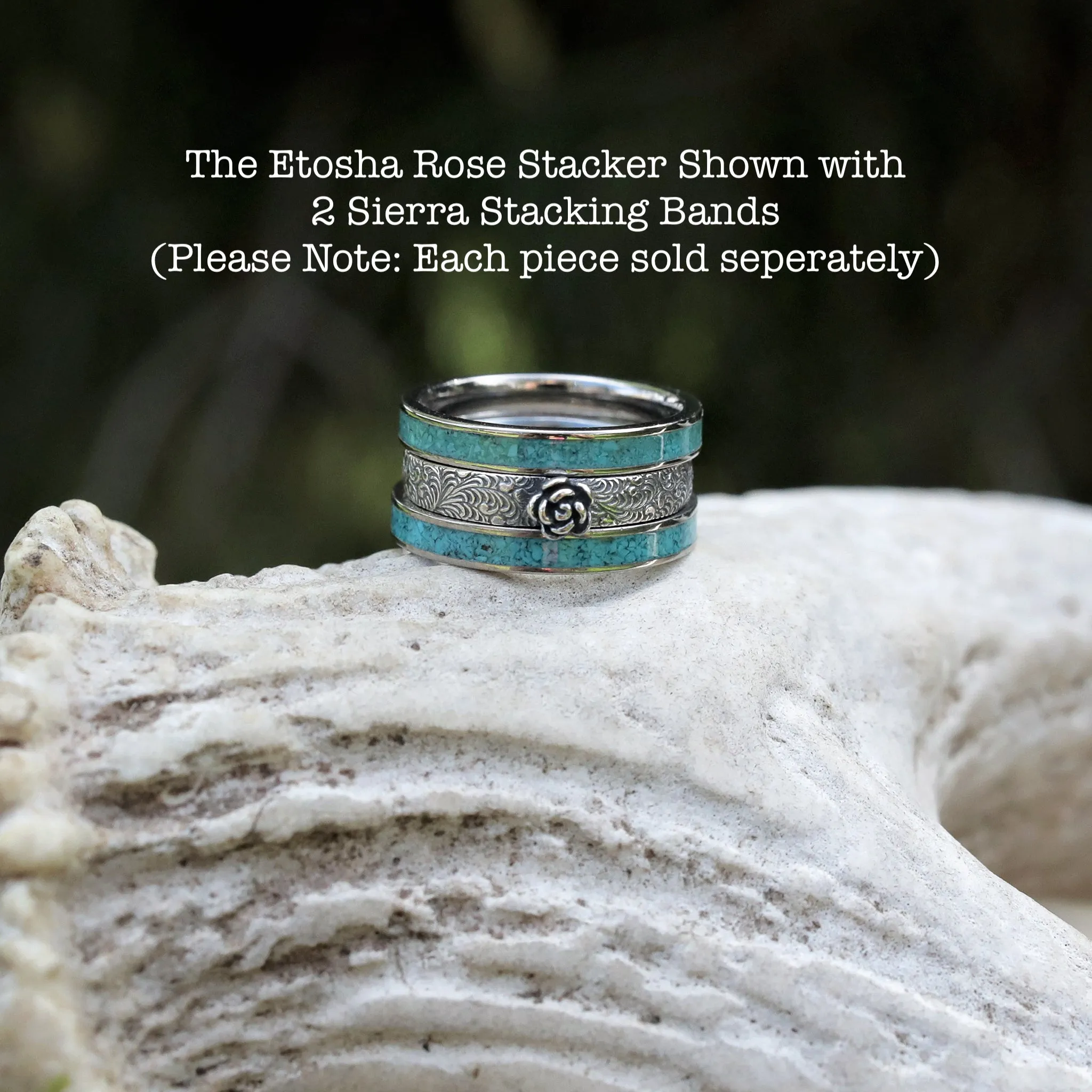 The Etosha Rose Stacking Ring sold by Antler Rings product image thumbnail 3