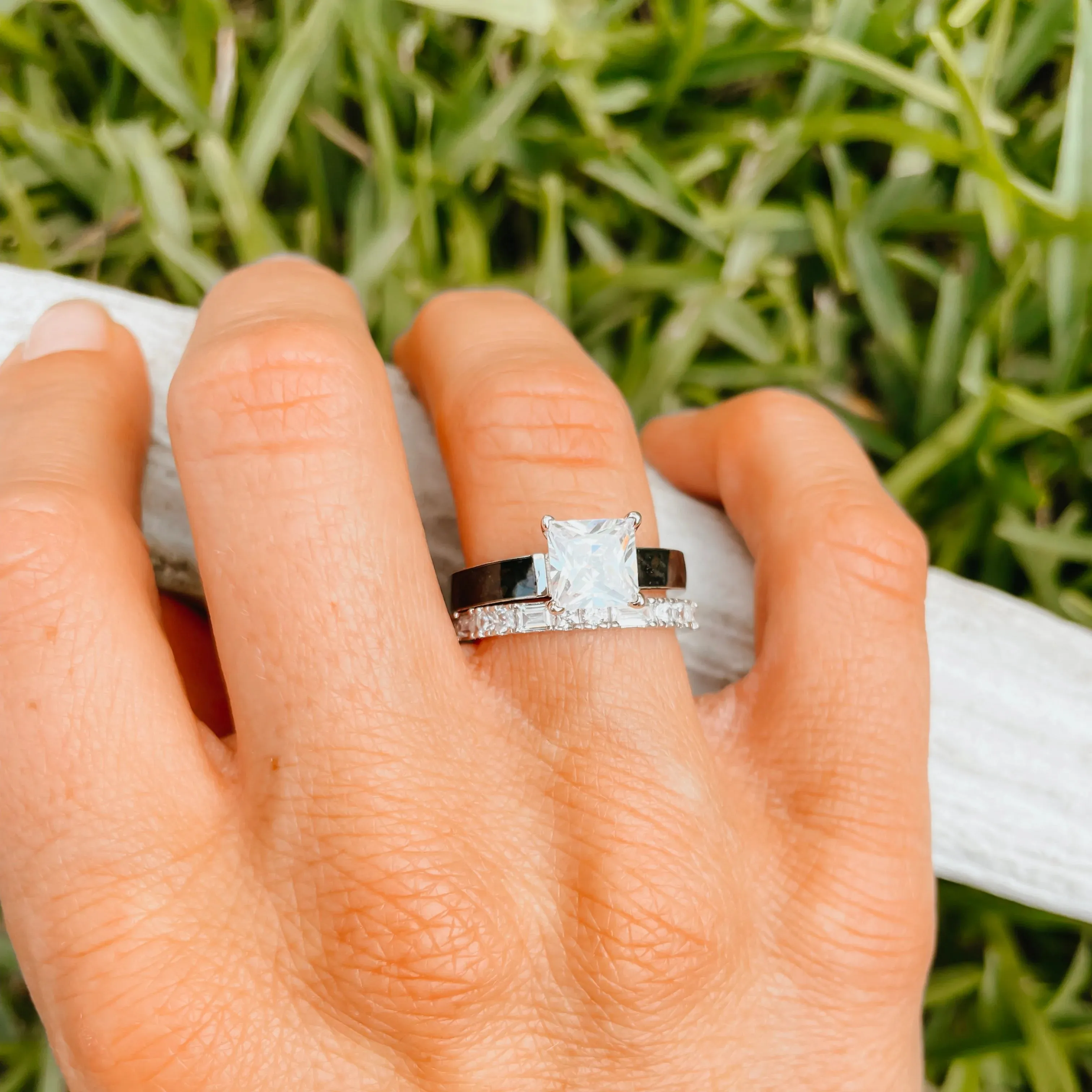 The Grand Lovina - Titanium sold by Antler Rings product image thumbnail 3