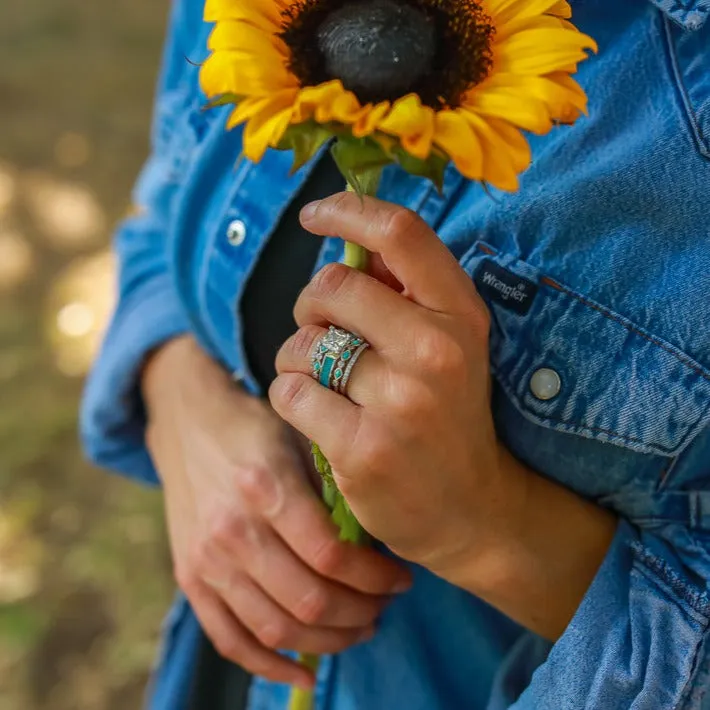 The Niagara Falls Stacker Set sold by Antler Rings product image thumbnail 5