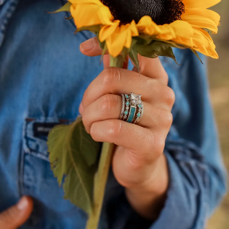 The Niagara Falls Stacker Set sold by Antler Rings product image thumbnail 2
