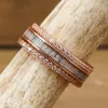 The Rose Gold Kenai sold by Antler Rings