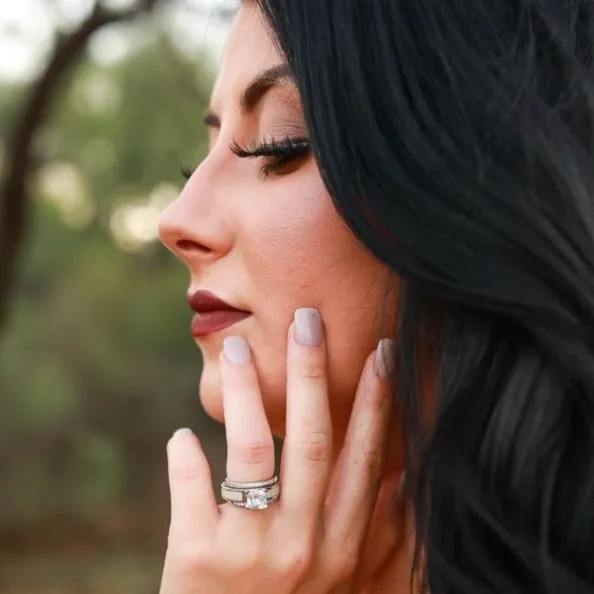 The Grand Ladybird Wedding Set sold by Antler Rings product image thumbnail 5