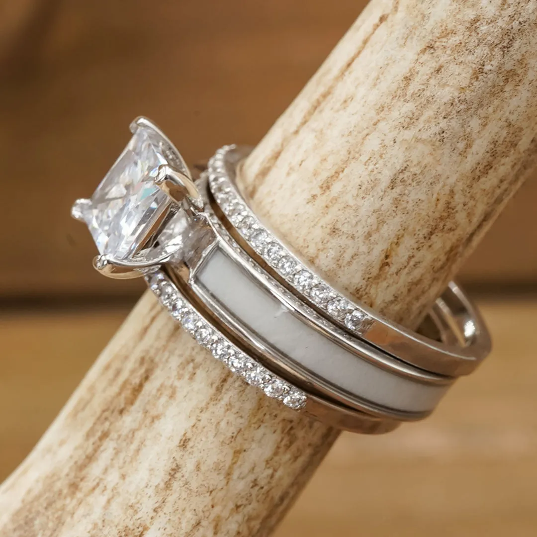 The Grand Ladybird Wedding Set sold by Antler Rings product image thumbnail 3