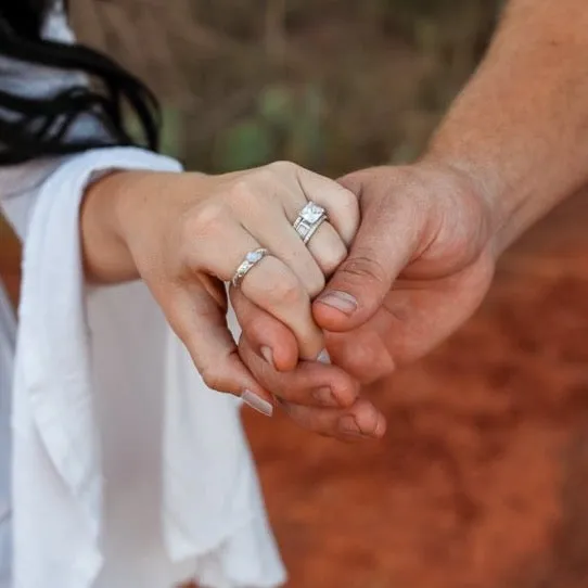 The Grand Ladybird Wedding Set sold by Antler Rings product image thumbnail 2